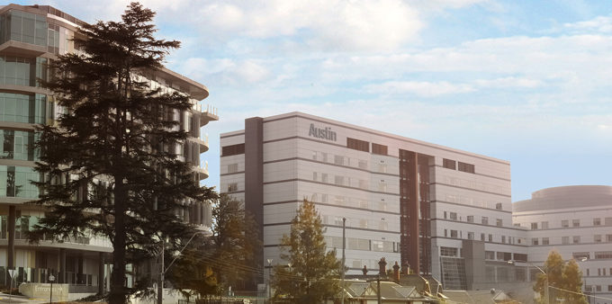 Exterior image of the La Trobe Hospital