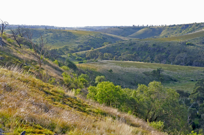 Landscape images of the Sunbury Hills region