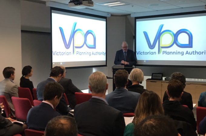 Photo of a VPA presentation in the boardroom
