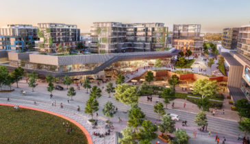 Artist impression of the East Village