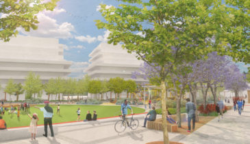 An artist impression of public space