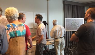 Public engagement with people involved with the proposed plans
