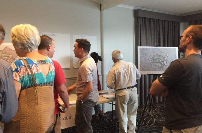 Public engagement with people involved with the proposed plans