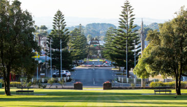 Photo of parklands in Wonthaggi town centre