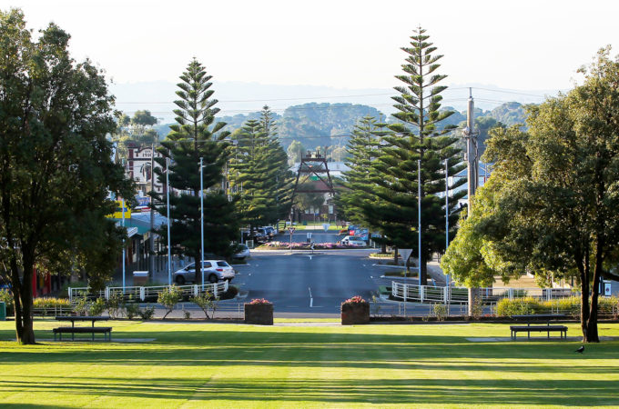 Photo of parklands in Wonthaggi town centre