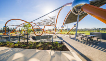 Playground in daylight - decorative