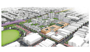 Artists' Impression of the Preston Market Precinct