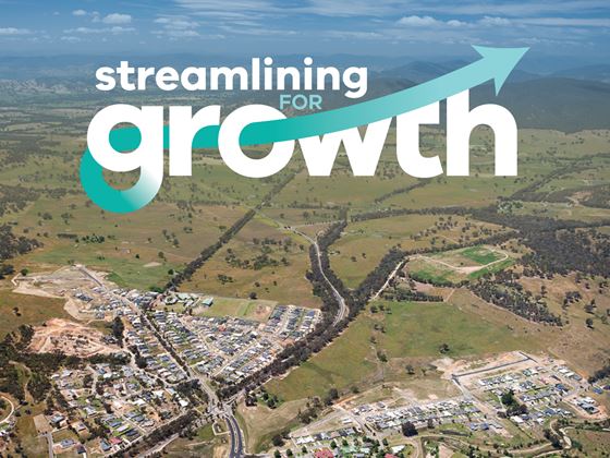 Aerial image of an outer suburb