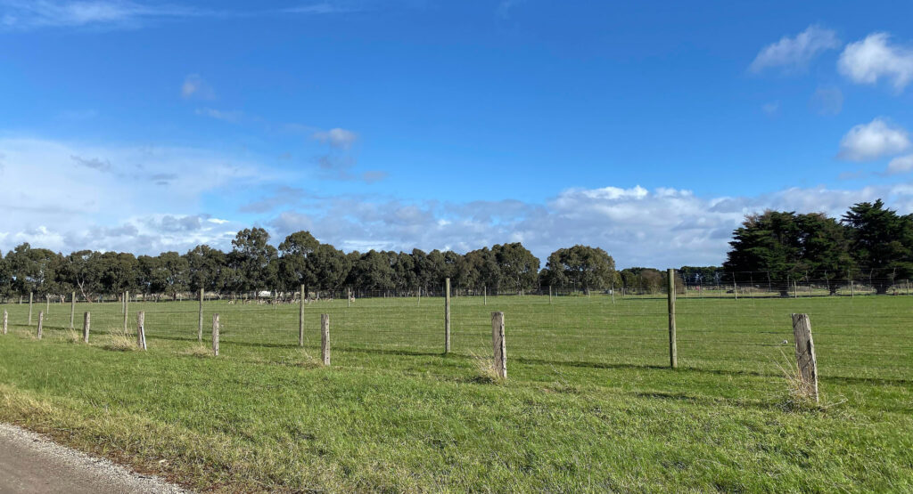 Farming land in the Clyde South PSP