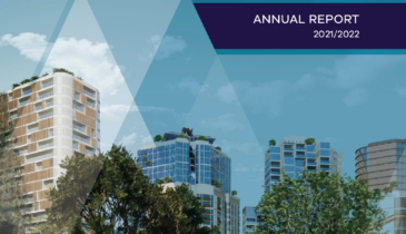 VPA Annual Report for 2021/2022 cover incorporating the artistic impression of Arden - thumbnail