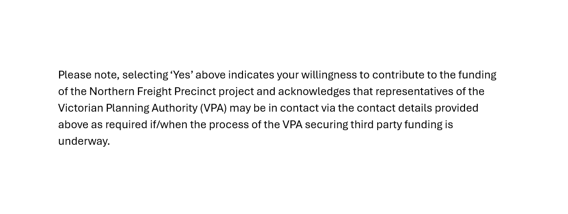 Third Party Funding disclaimer